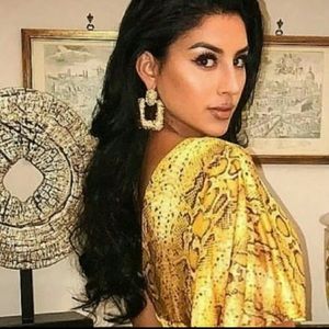 Zara statement earrings